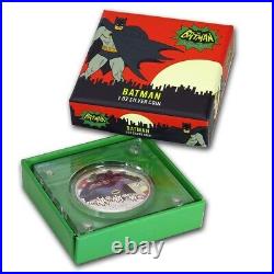 Niue 2020 1 OZ Silver Proof Coin BATMAN 66 ROBIN- Batman- Joker- Penguin