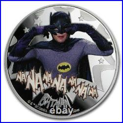 Niue 2020 1 OZ Silver Proof Coin BATMAN 66 ROBIN- Batman- Joker- Penguin