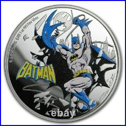Niue 2020 1 OZ Silver Proof Coin- JUSTICE LEAGUE BATMAN 60th Anniversary