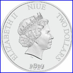 Niue 2020 1 OZ Silver Proof Coin Star Wars Death Star