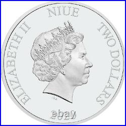 Niue 2020 1 OZ Silver Proof Coin Star Wars Seasons Greetings