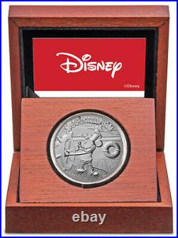 Niue 2020 1 Oz Silver Proof Coin Disney Steamboat Willie