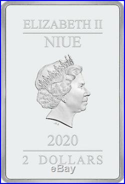Niue 2020 1 oz Silver Proof Coin- Batman- The Caped Crusader VIXENS