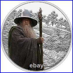Niue 2021 1 OZ Silver Proof Coin- Lord of The Rings Gandalf the Grey