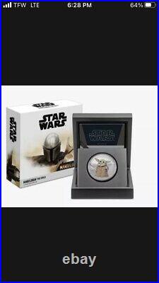 Niue 2021 1 OZ Silver Proof Coin- Mandalorian The Child Yoda! PRE SALE SOLD OUT