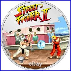 Niue 2021- 1 OZ Silver Proof Coin Street Fighter II 1oz Silver Coin