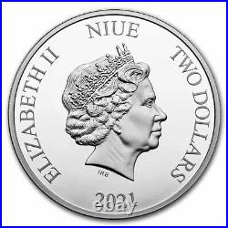 Niue 2021- 1 OZ Silver Proof Coin Street Fighter II 1oz Silver Coin