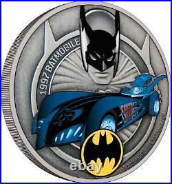 Niue 2021 1 oz Silver Proof Coin- DC Comics 1997 Batmobile Coin