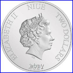 Niue 2021 1 oz Silver Proof Coin Disney Coins -Disney Princess Mulan