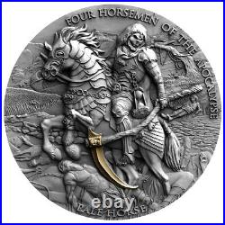 Niue 2021 $5 PALE HORSE Four Horseman of The Apocalypse 2oz Silver Coin
