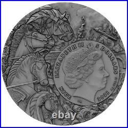 Niue 2021 $5 PALE HORSE Four Horseman of The Apocalypse 2oz Silver Coin