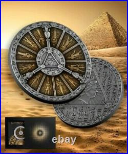 Niue 2021 Egyptian Calendar Ancient Calendars 2 oz Silver Coin Pre-sale