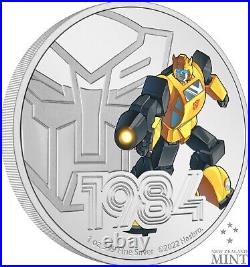 Niue 2022 1 oz Silver Proof Coin Transformers BUMBLEBEE