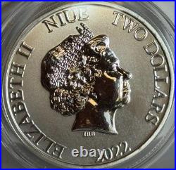 Niue 2022 DC Comics Flash Justice League Edition 1 oz Silver Color Coin with COA