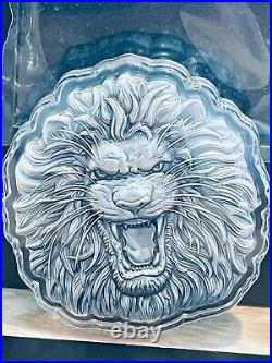 Niue -2022- Fierce Nature Lion 2oz Silver Coin, ! Mintage 2,000