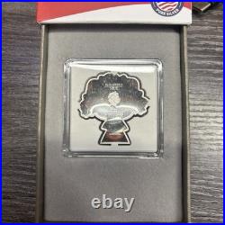 Niue 2022 Thomas Jefferson Chibi Coin 1 oz Silver 2 Dollars New Zealand Mint