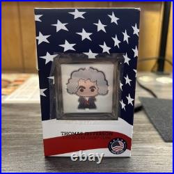 Niue 2022 Thomas Jefferson Chibi Coin 1 oz Silver 2 Dollars New Zealand Mint