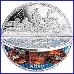 Niue 2023 Noahs Ark 2 oz Silver Coin 3-D Ship Insert Poland Mint