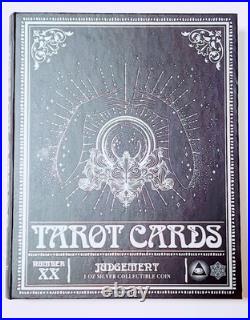 Niue 2024 Tarot Cards #XX -JUDGMENT- 1 oz $2 Silver Proof Coin Mintage 2000 Niue 2024 Tarot Cards #XX -JUDGMENT- 1 oz $2 Silver Proof Coin Mintage 2000