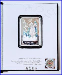 Niue 2024 Tarot Cards #XX -JUDGMENT- 1 oz $2 Silver Proof Coin Mintage 2000 Niue 2024 Tarot Cards #XX -JUDGMENT- 1 oz $2 Silver Proof Coin Mintage 2000