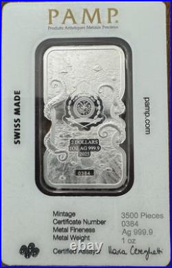 Niue 2025 $2 Nature's Grip Giant Octopus 1oz. 9999 Fine Silver Coin Bar /3500