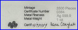 Niue 2025 $2 Nature's Grip Giant Octopus 1oz. 9999 Fine Silver Coin Bar /3500