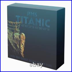 Niue 2025 RMS TITANIC Discovery 1985 40th $1 Oz Silver Black Proof-MINTAGE 800 Niue 2025 RMS TITANIC Discovery 1985 40th $1 Oz Silver Black Proof-MINTAGE 800