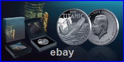 Niue 2025 RMS TITANIC Discovery 1985 40th $1 Oz Silver Black Proof-MINTAGE 800 Niue 2025 RMS TITANIC Discovery 1985 40th $1 Oz Silver Black Proof-MINTAGE 800