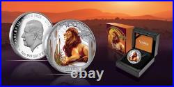 Niue 2025 SUMMER Lion on Savanna Four Seasons $1 1 Troy Oz Pure Silver Proof OGP Niue 2025 SUMMER Lion on Savanna Four Seasons $1 1 Troy Oz Pure Silver Proof OGP