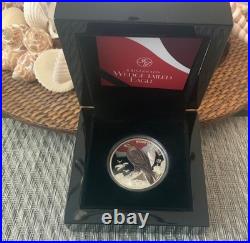 Niue 2025 WEDGE-TAILED EAGLE John Gould Birds Australia $1 Oz Silver Color OGP Niue 2025 WEDGE-TAILED EAGLE John Gould Birds Australia $1 Oz Silver Color OGP