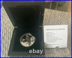 Niue 2025 WEDGE-TAILED EAGLE John Gould Birds Australia $1 Oz Silver Color OGP