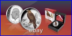 Niue 2025 WEDGE-TAILED EAGLE John Gould Birds Australia $1 Oz Silver Color OGP