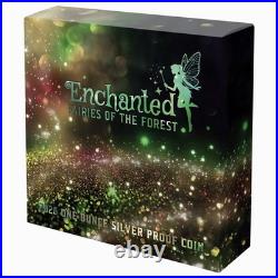 Niue 2026 Fey FAIRIES of the ENCHANTED FOREST Fairy $1 Oz Silver-MINTAGE 500