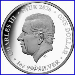 Niue 2026 Fey FAIRIES of the ENCHANTED FOREST Fairy $1 Oz Silver-MINTAGE 500