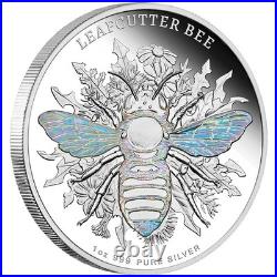 Niue 2026 LEAFCUTTER BEE Native Australian Bees $2 1 Oz Silver Hologram Proof