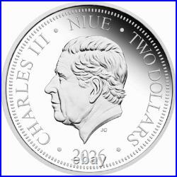 Niue 2026 LEAFCUTTER BEE Native Australian Bees $2 1 Oz Silver Hologram Proof