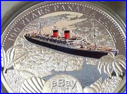 Niue $2 100 Years Panama Canal 1914 2014 50g Silver Coin LIMIT 500 ONLY