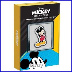 Niue 2 Dollar 2021 Mickey & Friends Shaped Mickey Mouse (1.) 1 Oz Silber PP