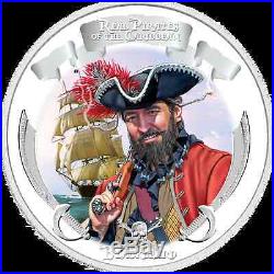 Niue $2 Real Pirates of the Caribbean 4 x1 oz Silver colored Coin Set 2011