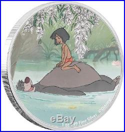 Niue 4 x 2 Dollar 2017 Das Dschungelbuch Disney 4 x 1 Oz. Silber PP