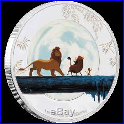 Niue 4 x 2 Dollar 2019 Disney König der Löwen Satz 4 x 1 Oz Silber PP