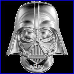 Niue 5 Dollar 2019 Star Wars Darth Vader Helm 2 Oz Silbermünze