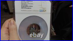 Niue COLOGNE Cathedral GERMANY Oval Shaped Coin 28grams. 925 NGC PF70