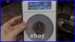 Niue COLOGNE Cathedral GERMANY Oval Shaped Coin 28grams. 925 NGC PF70