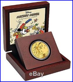 Niue Disney $250 Dollars, 1 oz. Fine Gold Proof Coin, 2016, Mickey Mouse Concert