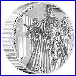 Niue Disney Star Wars $100, 1 Kg (Kilo) Silver Proof Coin, 2016, Darth Vader, QEII