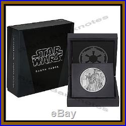 Niue Disney Star Wars $2 Dollars Proof Silver Coin, 1 oz 2016 Darth Vader Mint