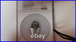 Niue Gothic Cathedral St Vitus Prague Oval Shaped Coin 28grams. 925 NGC PF70