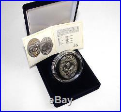 Niue Island 1 Dollar, Faberge egg Coin, Love, Cupids, Silver Coin 2011