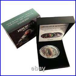 Niue Island 1 oz HOUSEFLY ANIMAL SKIN $2 EYE MACRO Silver Coin 2014 Insect Fly